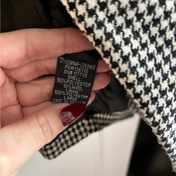Houndstooth Light Coat sz M Beautiful Vintage!!!! - Picture 14 of 15
